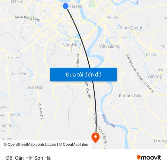 Đội Cấn to Sơn Hà map