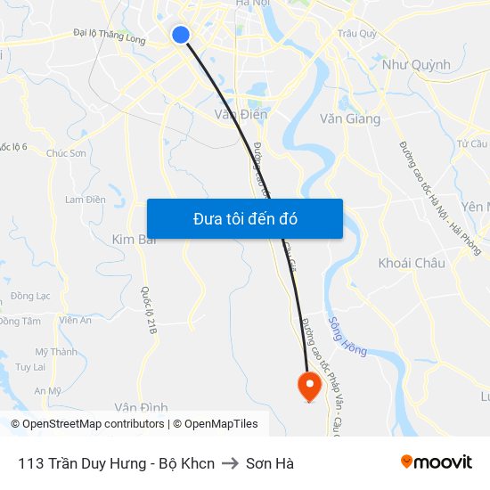 113 Trần Duy Hưng - Bộ Khcn to Sơn Hà map