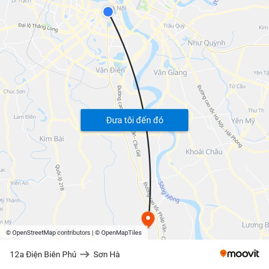12a Điện Biên Phủ to Sơn Hà map
