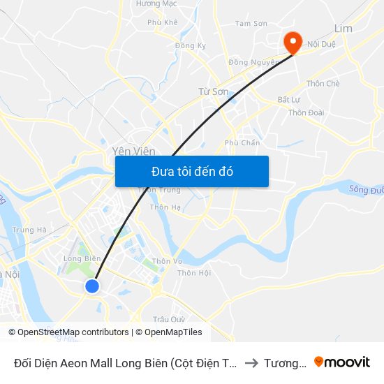 Đối Diện Aeon Mall Long Biên (Cột Điện T4a/2a-B Đường Cổ Linh) to Tương Giang map