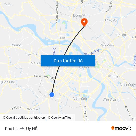 Phú La to Uy Nỗ map