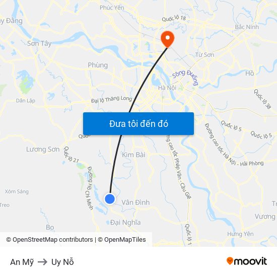 An Mỹ to Uy Nỗ map