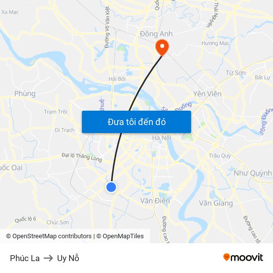 Phúc La to Uy Nỗ map