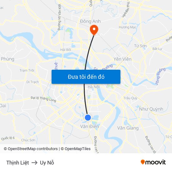 Thịnh Liệt to Uy Nỗ map