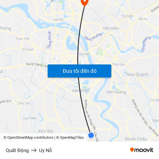 Quất Động to Uy Nỗ map