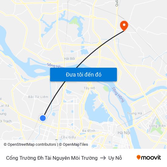 Cổng Trường Đh Tài Nguyên Môi Trường to Uy Nỗ map