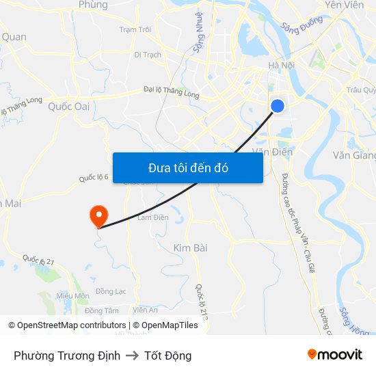Phường Trương Định to Tốt Động map