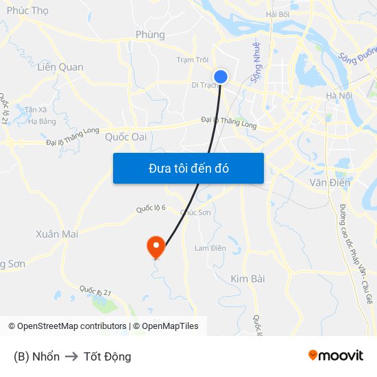 (B) Nhổn to Tốt Động map