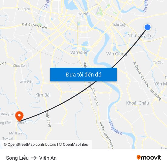 Song Liễu to Viên An map