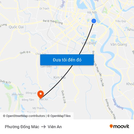 Phường Đống Mác to Viên An map