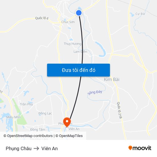 Phụng Châu to Viên An map