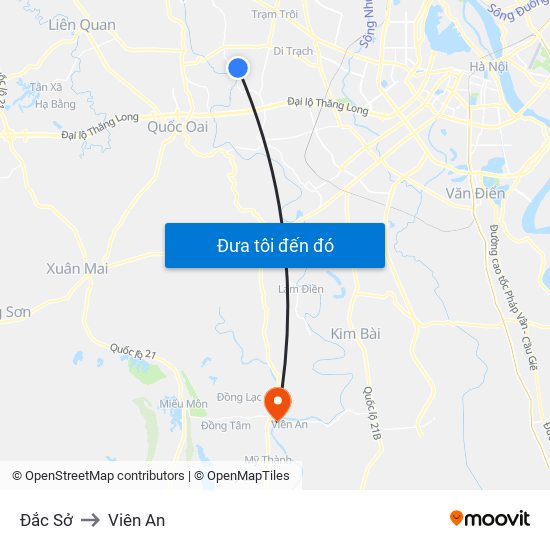 Đắc Sở to Viên An map