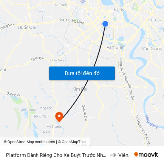 Platform Dành Riêng Cho Xe Buýt Trước Nhà 604 Trường Chinh to Viên Nội map