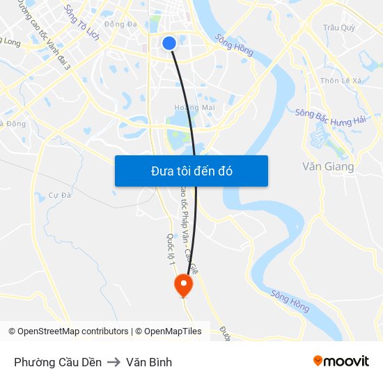 Phường Cầu Dền to Văn Bình map
