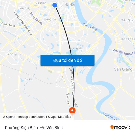 Phường Điện Biên to Văn Bình map