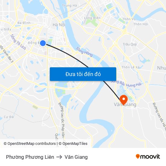 Phường Phương Liên to Văn Giang map