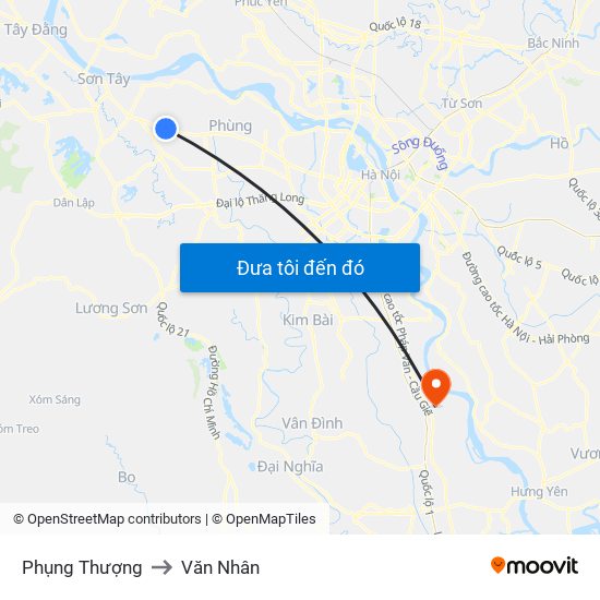 Phụng Thượng to Văn Nhân map