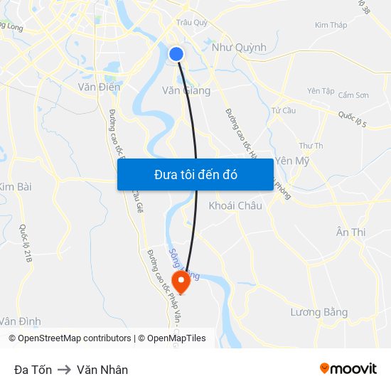 Đa Tốn to Văn Nhân map