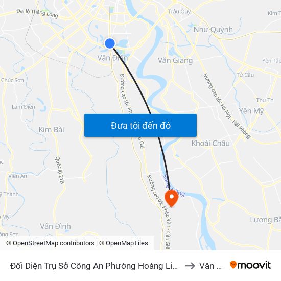 Đối Diện Trụ Sở Công An Phường Hoàng Liệt- 1277 Giải Phóng to Văn Nhân map