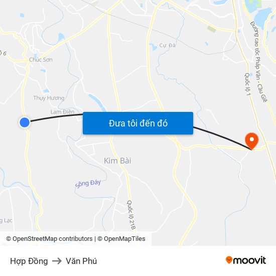 Hợp Đồng to Văn Phú map