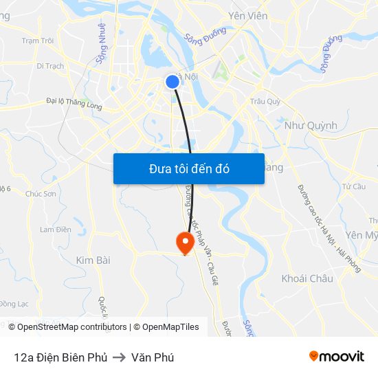 12a Điện Biên Phủ to Văn Phú map