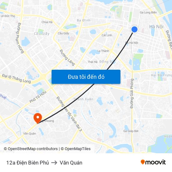 12a Điện Biên Phủ to Văn Quán map