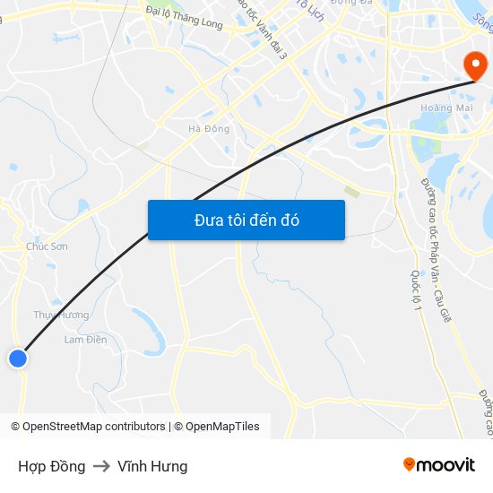 Hợp Đồng to Vĩnh Hưng map