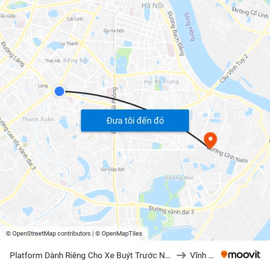 Platform Dành Riêng Cho Xe Buýt Trước Nhà 604 Trường Chinh to Vĩnh Hưng map