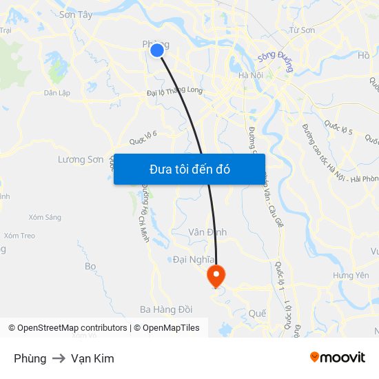Phùng to Vạn Kim map