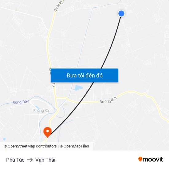 Phú Túc to Vạn Thái map