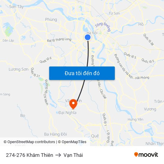 274-276 Khâm Thiên to Vạn Thái map