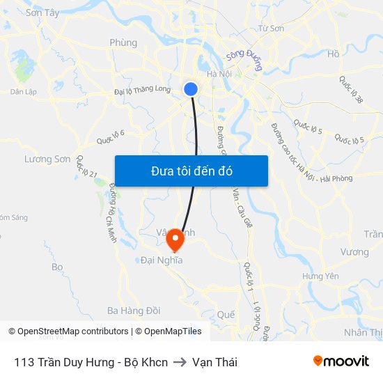 113 Trần Duy Hưng - Bộ Khcn to Vạn Thái map
