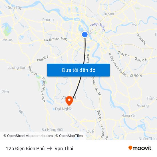 12a Điện Biên Phủ to Vạn Thái map
