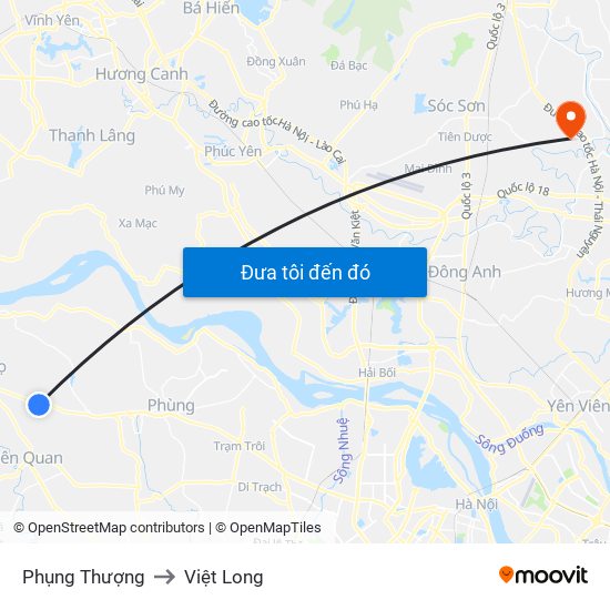 Phụng Thượng to Việt Long map