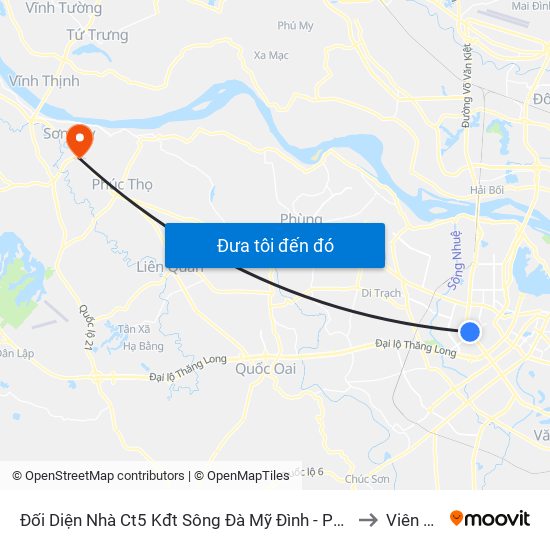 Đối Diện Nhà Ct5 Kđt Sông Đà Mỹ Đình - Phạm Hùng to Viên Sơn map