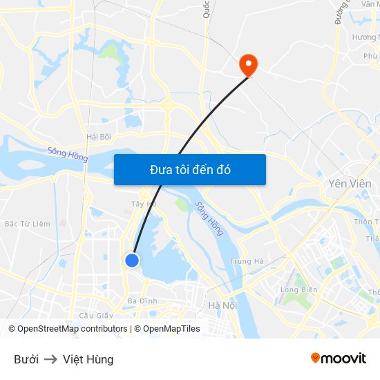 Bưởi to Việt Hùng map