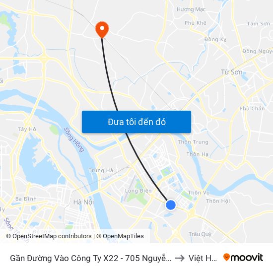 Gần Đường Vào Công Ty X22 - 705 Nguyễn Văn Linh to Việt Hùng map