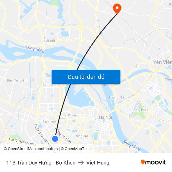 113 Trần Duy Hưng - Bộ Khcn to Việt Hùng map