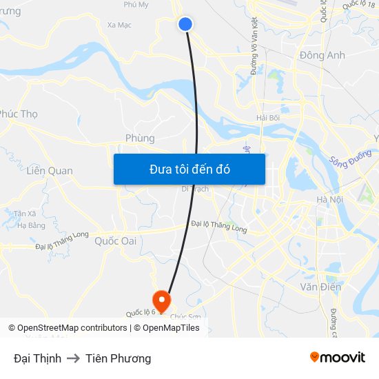 Đại Thịnh to Tiên Phương map