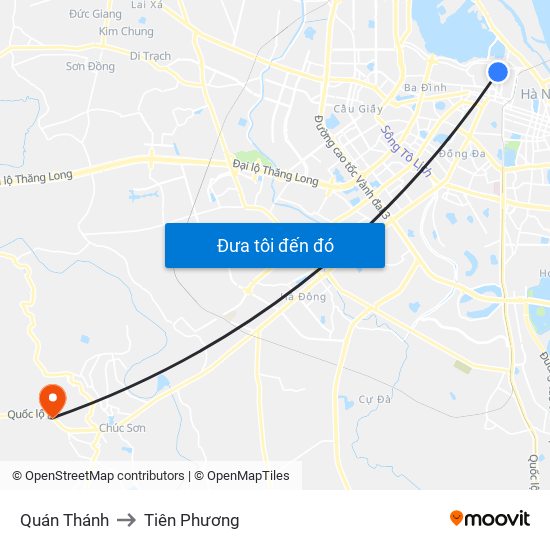 Quán Thánh to Tiên Phương map