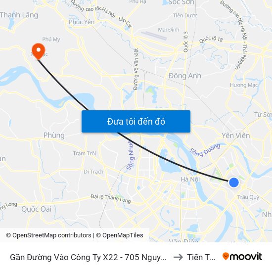 Gần Đường Vào Công Ty X22 - 705 Nguyễn Văn Linh to Tiến Thịnh map