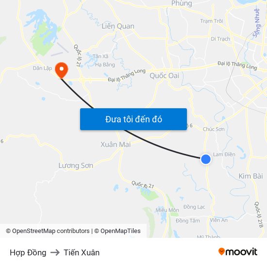 Hợp Đồng to Tiến Xuân map