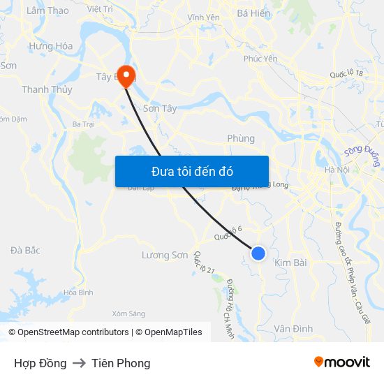 Hợp Đồng to Tiên Phong map