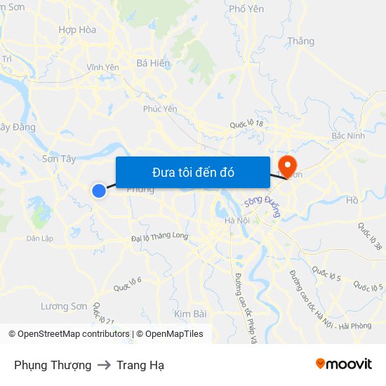 Phụng Thượng to Trang Hạ map