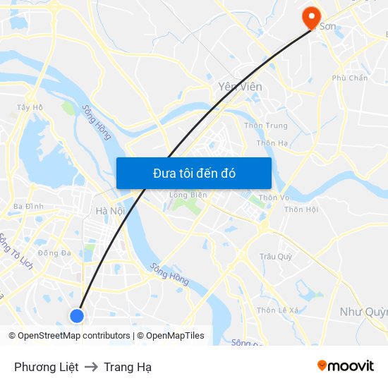 Phương Liệt to Trang Hạ map
