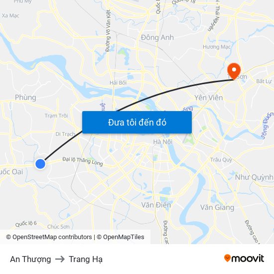 An Thượng to Trang Hạ map