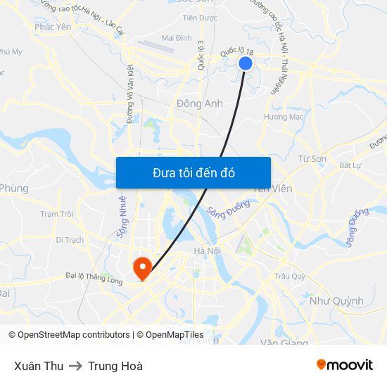 Xuân Thu to Trung Hoà map