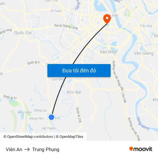 Viên An to Trung Phụng map