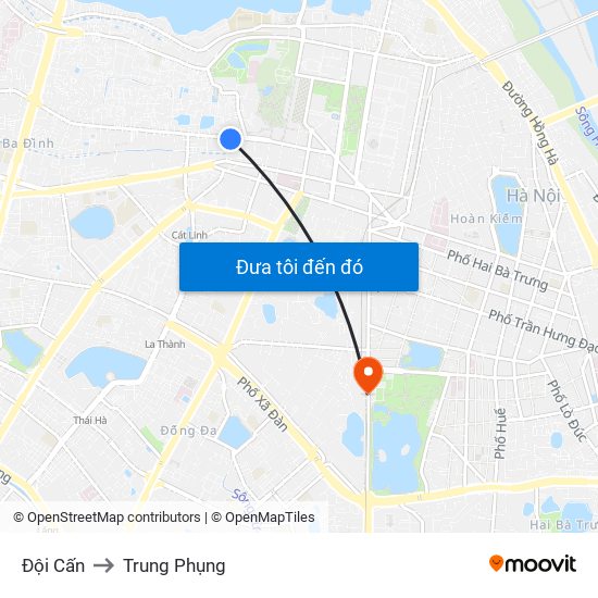 Đội Cấn to Trung Phụng map