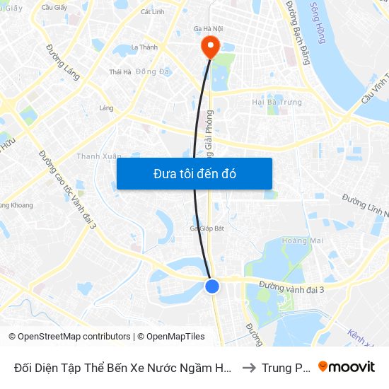 Đối Diện Tập Thể Bến Xe Nước Ngầm Hà Nội - Ngọc Hồi to Trung Phụng map